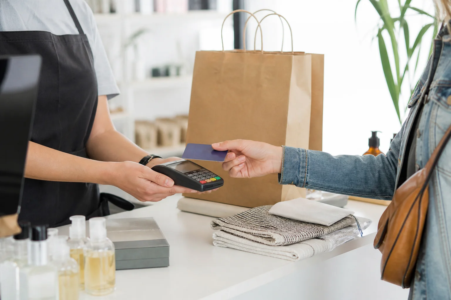 Secure headless checkout and payment handling in a bright commerce studio
