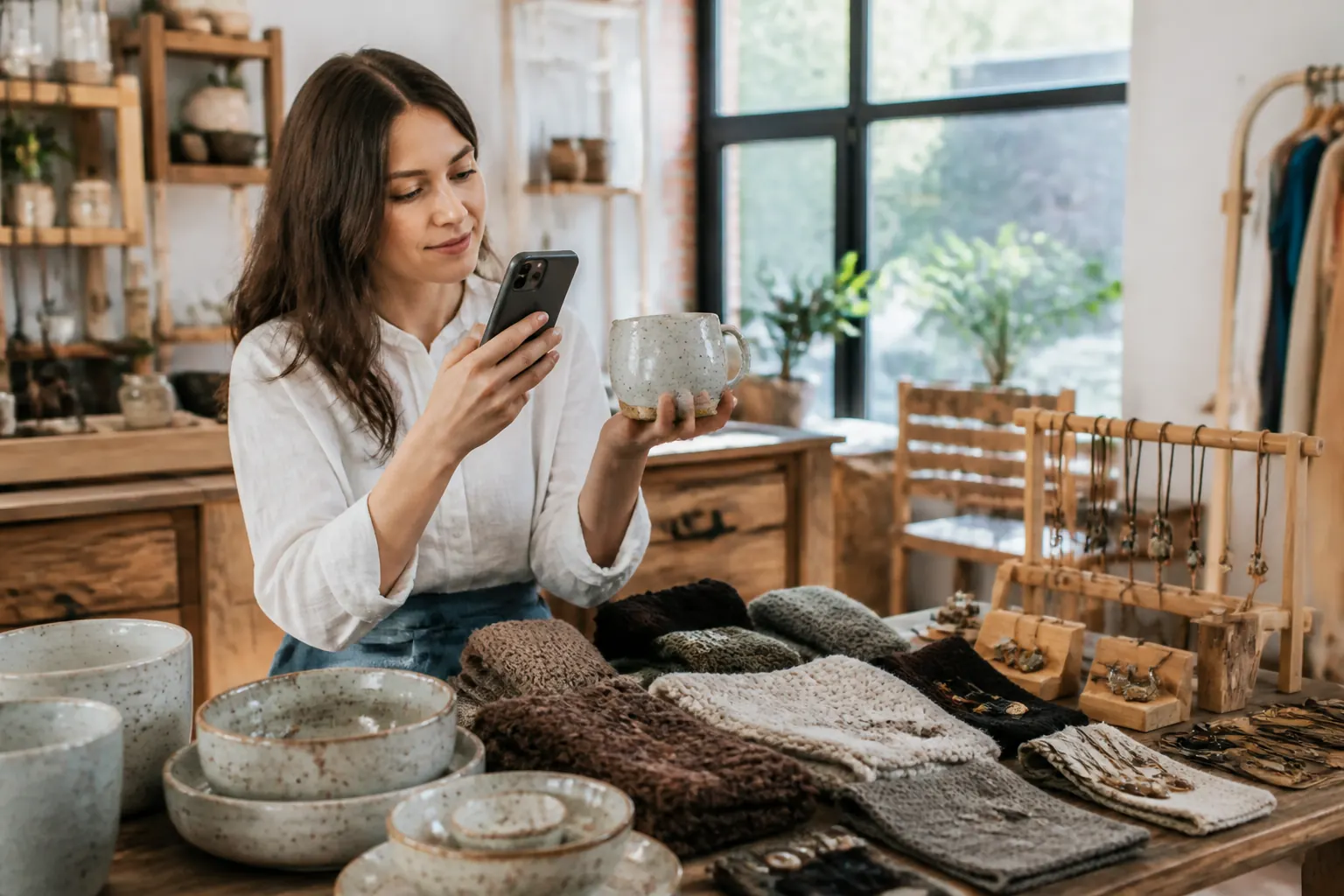 Etsy inspired marketplace app preview